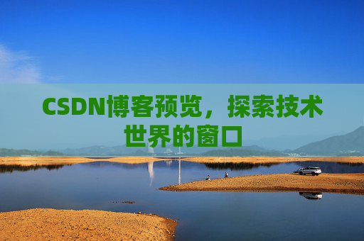 CSDN博客预览,探索技术世界的窗口